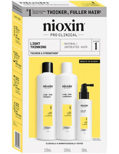 NIOXIN Hair System Kit 01 - НАБОР Система 1 (шампунь 150мл + кондиционер 150мл + маска 50мл)  #1