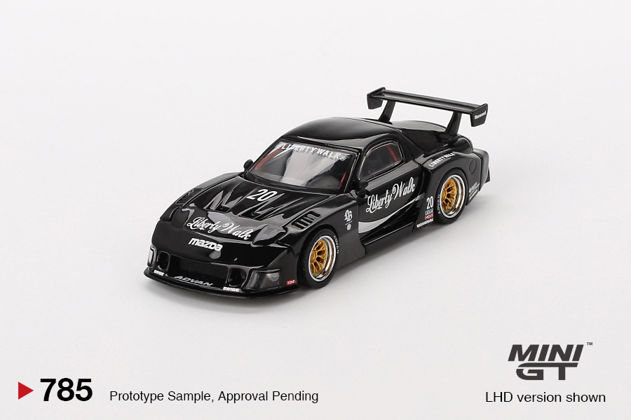 MINI GT+KAIDO HOUSE Kh mg MAZDA RX-7 LB-Super Silhouette black