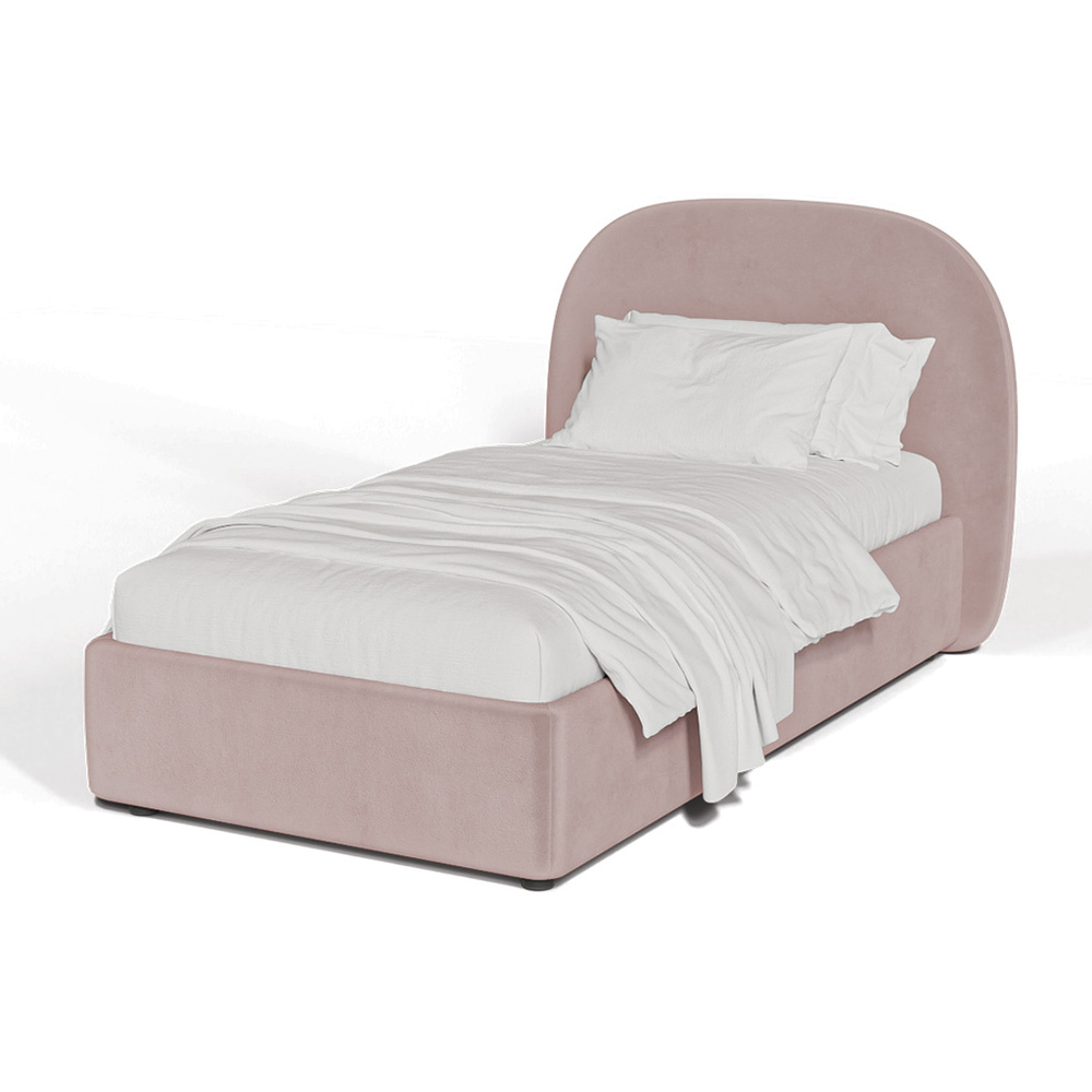 Кровать Эльза 90*200 односпальная Velour 37 #1