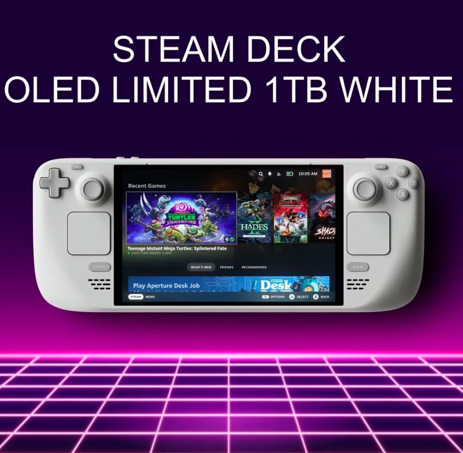 Игровая приставка Valve Steam Deck OLED White Limited Edition 1Tb