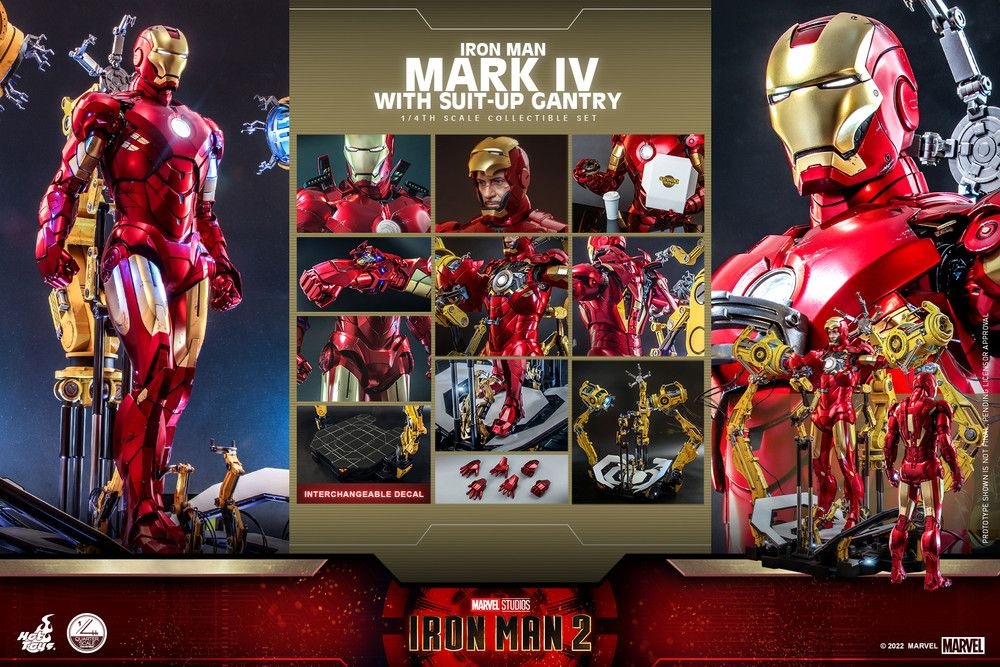 Hot Toys 1/4 железный человек MK4 фигурка, QS021 Iron Man Mark IV