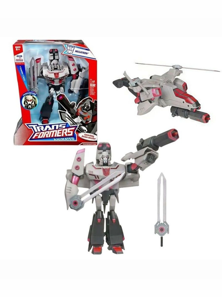 Трансформеры Игрушка хасбро Transformers Animated Megatron Leader
