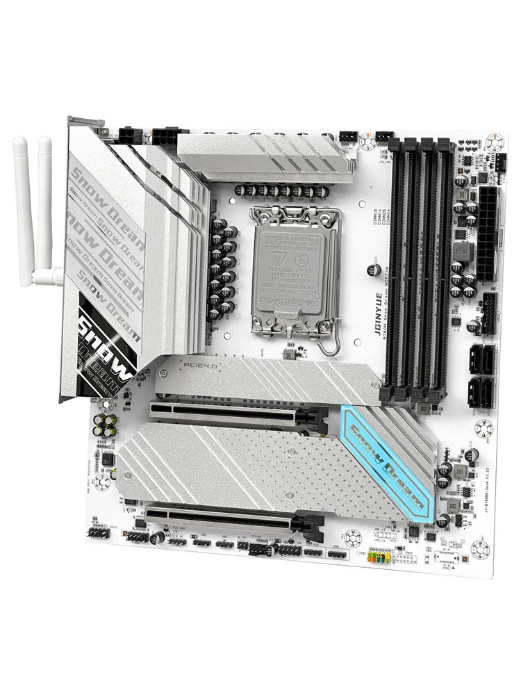 JGINYUE Материнская плата B760M Snow Dream WiFi/W DDR4 LGA1700