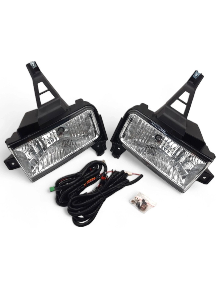 Противотуманные фары галогенные DLAA TY-168-2 LAND CRUISER FJ200 2008- + провод, кнопка (комплект) #1