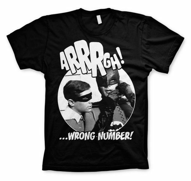 Футболка Batman License Arrrgh Wrong Number Big  Large 3XL 4XL 5XL Men's T-Shirt 1 шт #1