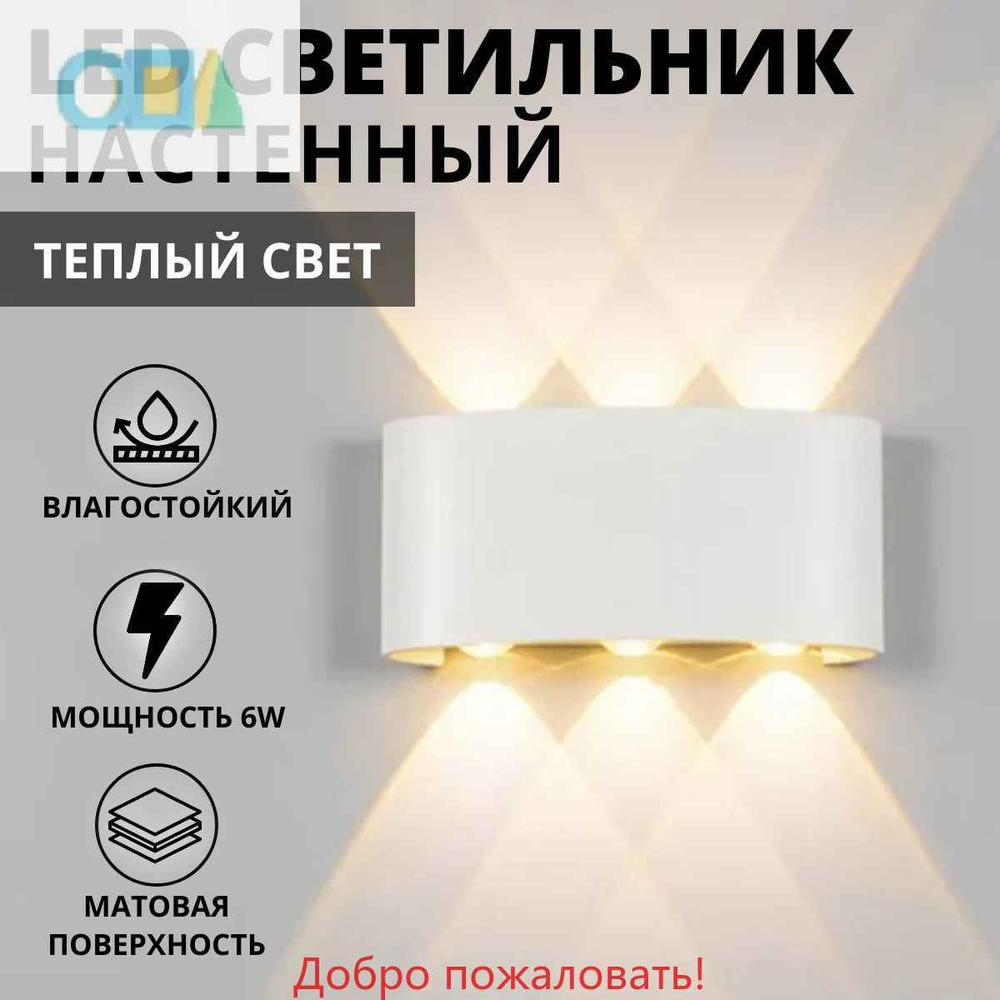 Настенный светильник, LED #1