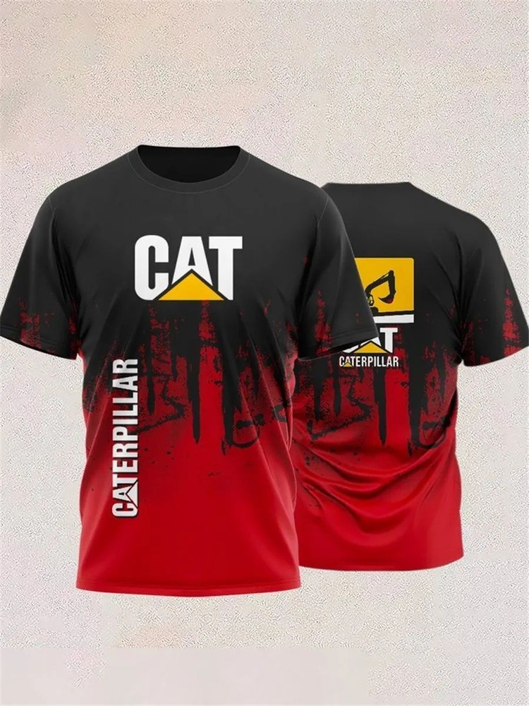 Футболка Caterpillar Футболка Caterpillar с 3D-принтом 1 шт #1