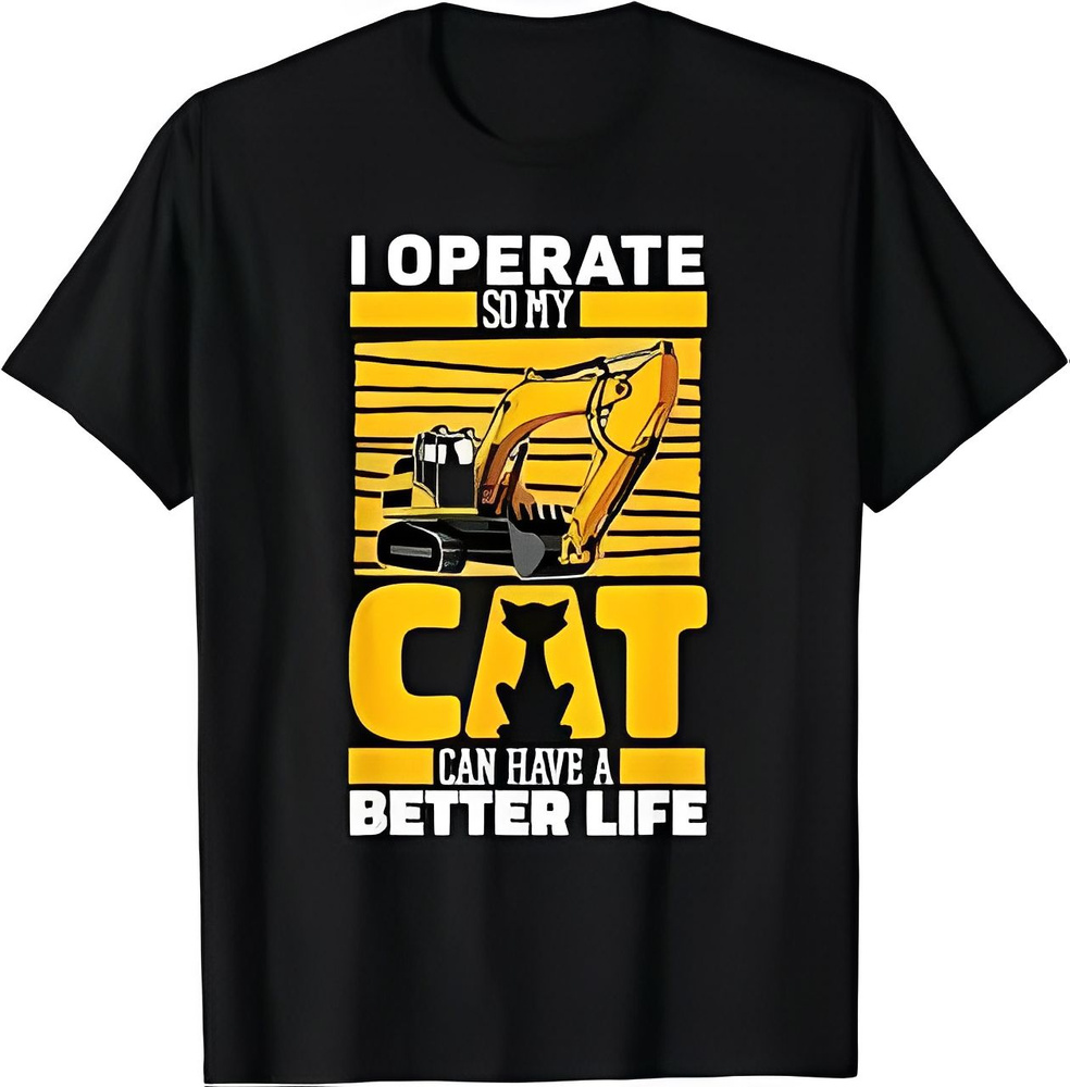 Футболка Caterpillar Футболка Caterpillar с 3D-принтом #1