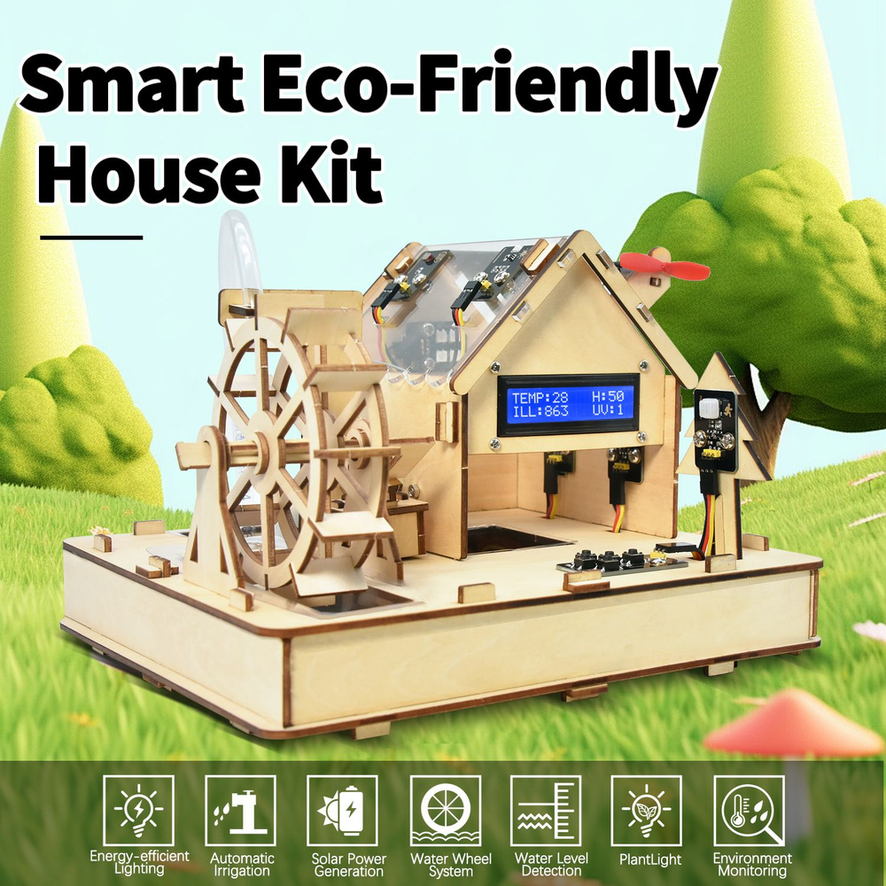 Keyestudio Стартовый комплект Keyestudio Smart House для Arduino с ...