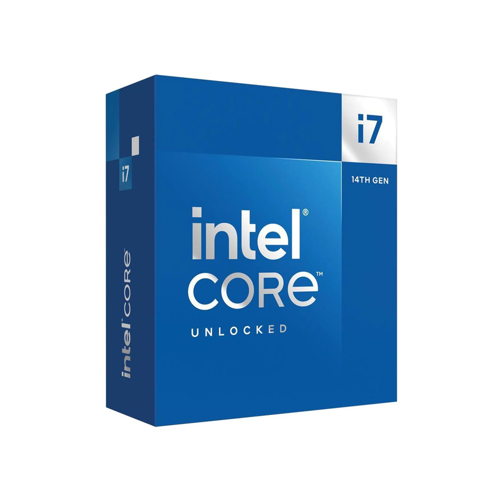 Процессор Intel Core i7 14-го поколения, BOX (без кулера), 20 яд