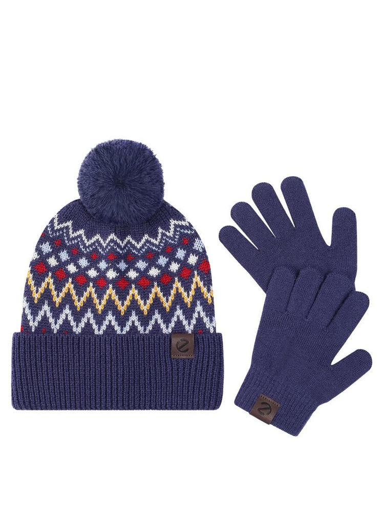 Шапка с помпоном ECCO Winter Set #1