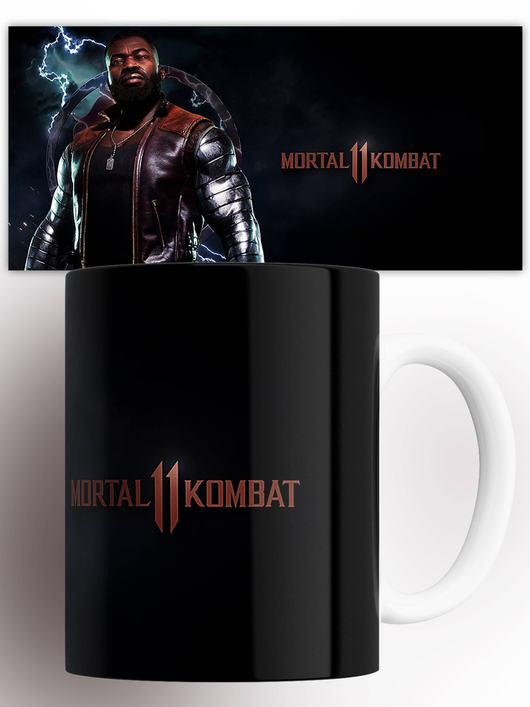Кружка Мортал Комбат Mortal Kombat игра Джакс Бриггс , на подарок с принтом 330 мл #1