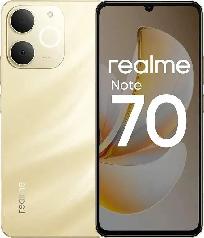 新品未開封！ realme Note 70T Gold 4GB 128GB Смартфон realme Note 70 128 ГБ 6 ГБ Золотой 6.74 IPS 631011001913