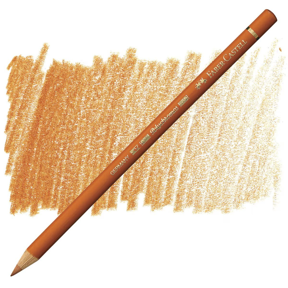 Карандаш цветной Faber-Castell "Polychromos", 1 шт., цвет №186 терракотовый #1