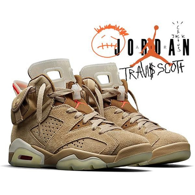 Aj6 x travis scott best sale