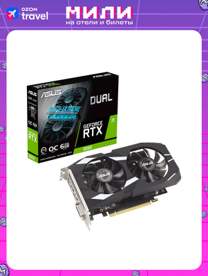Видеокарта ASUS Dual Geforce RTX 2060 Oc Evo 6 GB купить на OZON