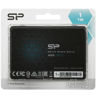 SP A55 1TB SSD 7mm Ultra Slim PS4換装 シリコンパワーA55 1TB SATA3 SSD 2.5インチ 高速6Gb/s