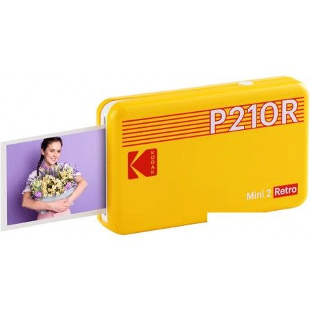Мобильный фотопринтер Kodak Mini 2 Retro P210R Y купить на OZON по