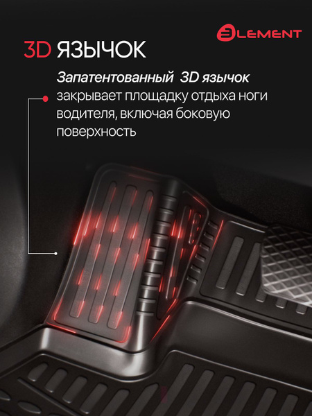 MTC Tapis De Sol Sur Mesure Nissan X-Trail T32 III - Noir Antidérapant Avec Clips