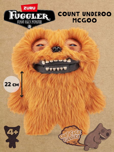 Мягкая игрушка ZURU Fuggler Fart Face, Монстр Фагглер Count