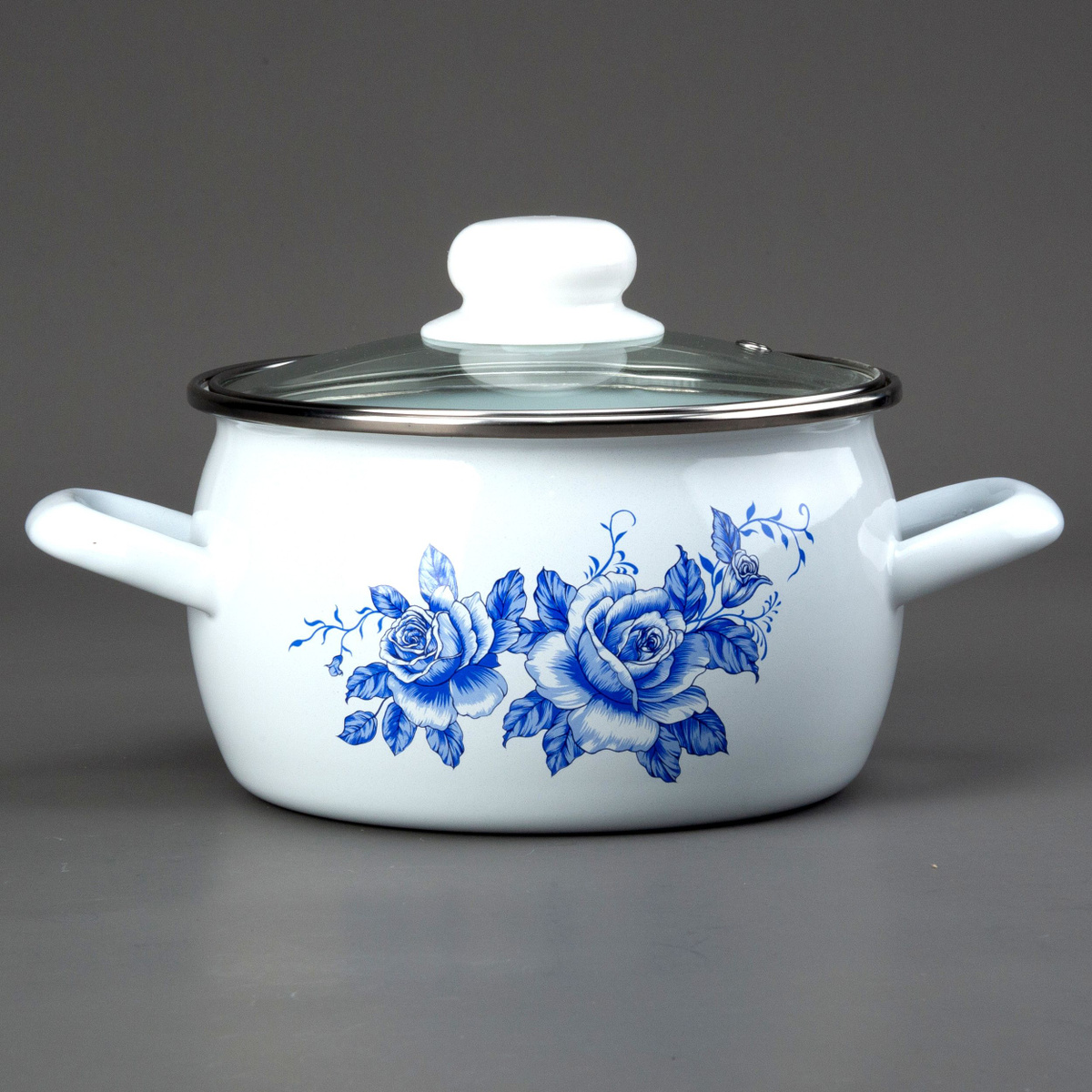 Кастрюля Лысьвенский завод эмалированной посуды, Эмалированная сталь, 2 ...