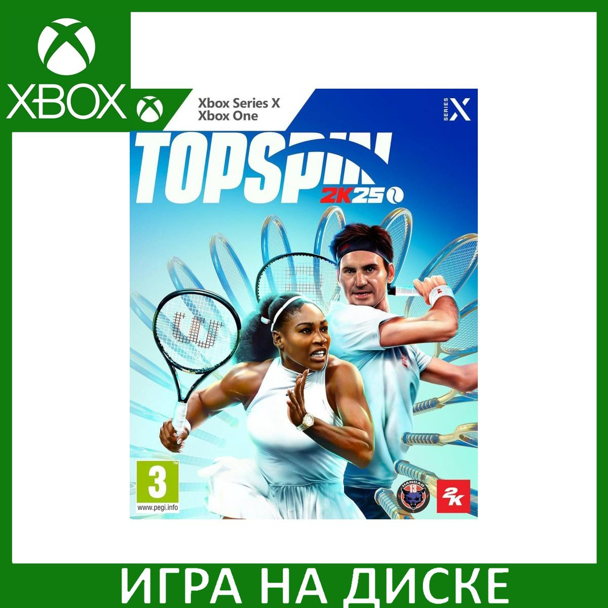Игра на Диске Top Spin 2K25 (Xbox One/Series X)