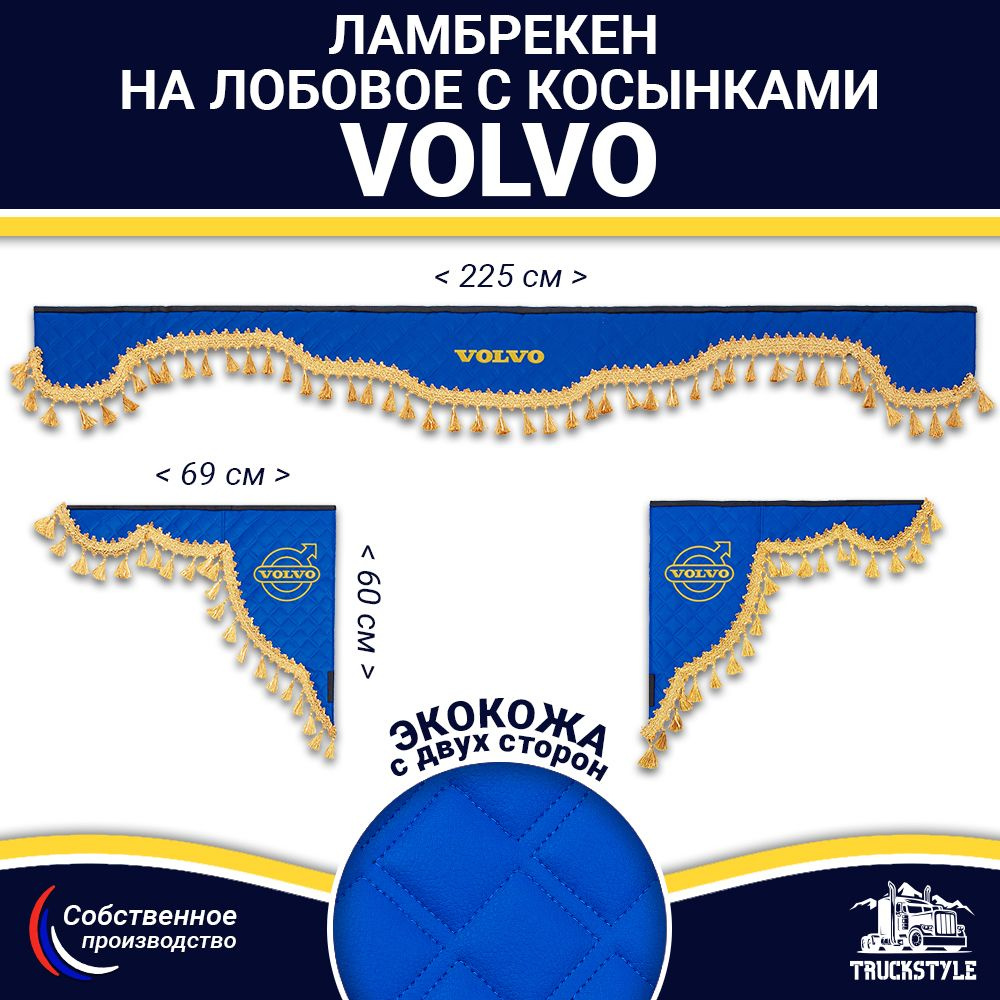 Шторы на лобовое и передние двери Volvo