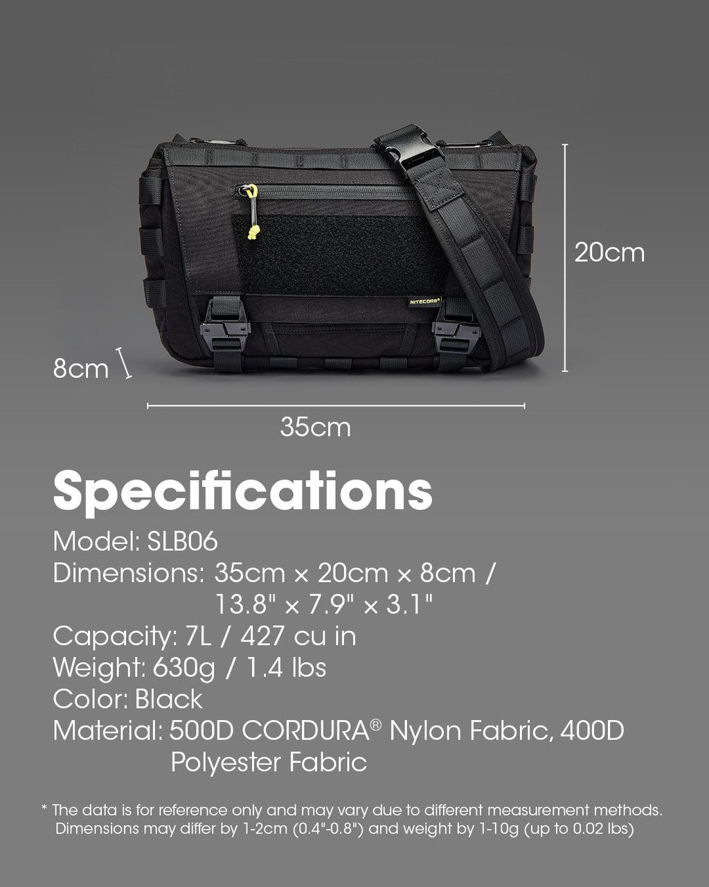 NITECORE Сумка на плечо купить на OZON по низкой цене (1777398117)