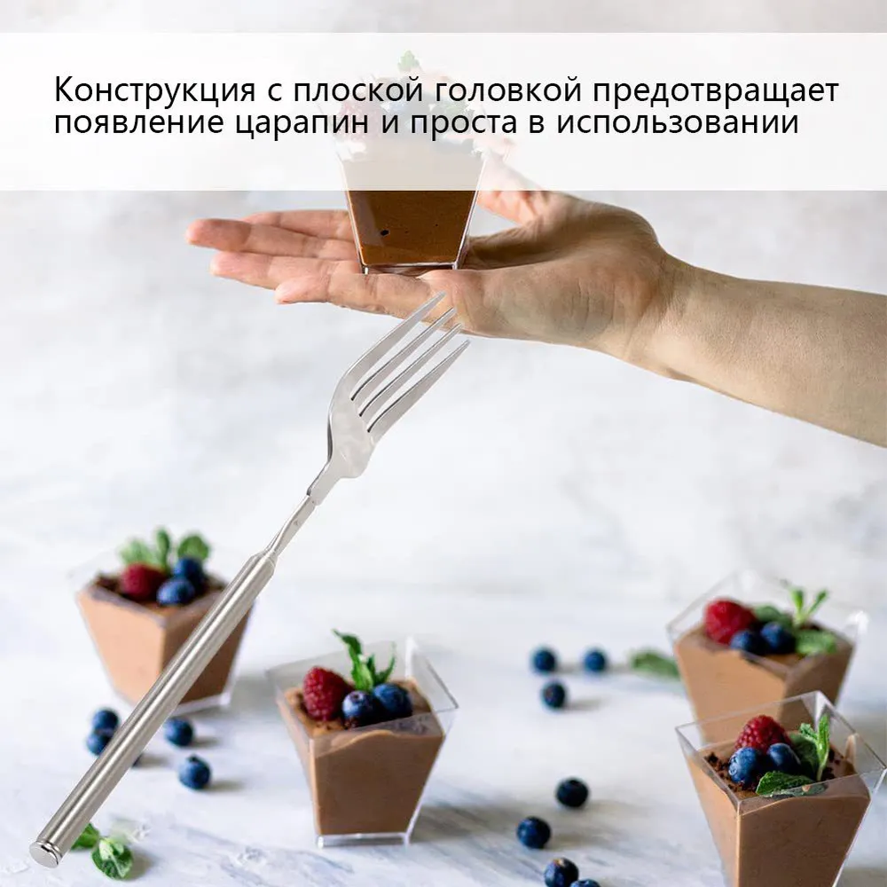 Вилка столовая 1 предм. серебристый, серебристый, фото 5