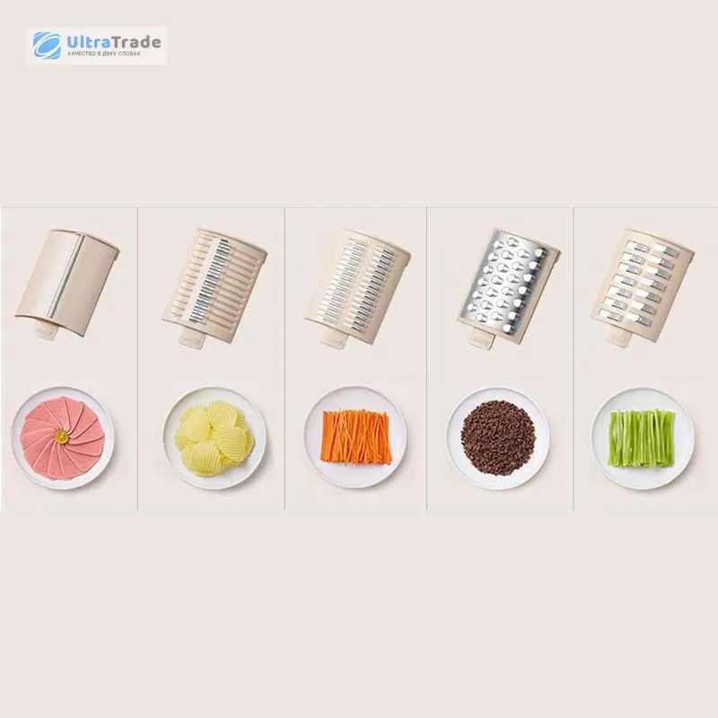 Электрическая овощерезка BLAUPUNKT Electric Vegetable Cutter Corn White (BP-QC02), белый, фото 2