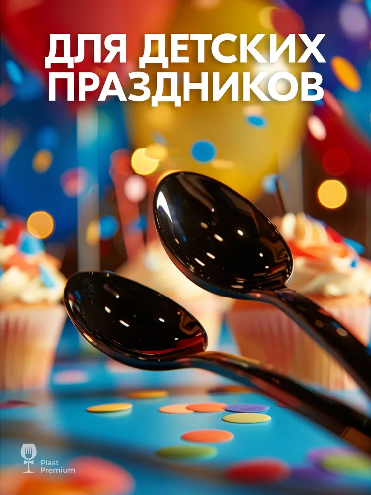 Ложки одноразовые столовые 50 шт, 18 см прочные, 50 шт, фото 5