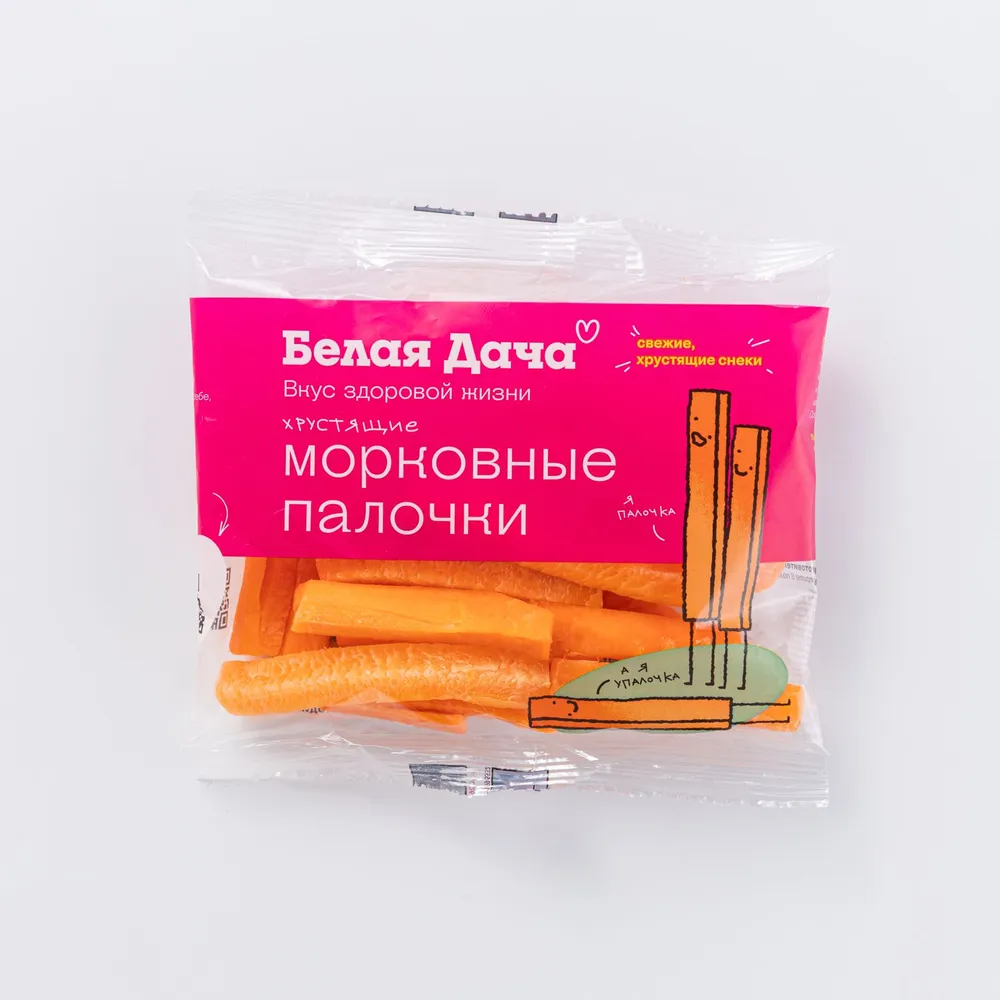 Морковные палочки, 80 г, Белая Дача, 80 г