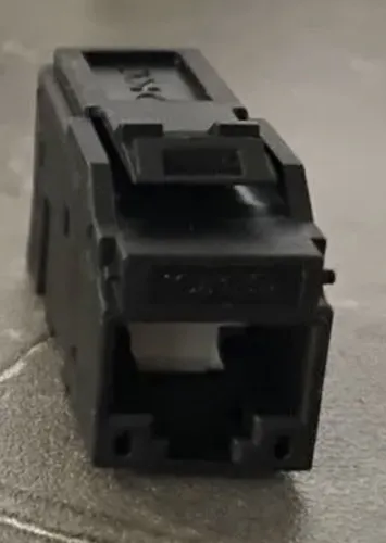 WEDDER Кабель для интернет-соединения, 0.02 м, черный