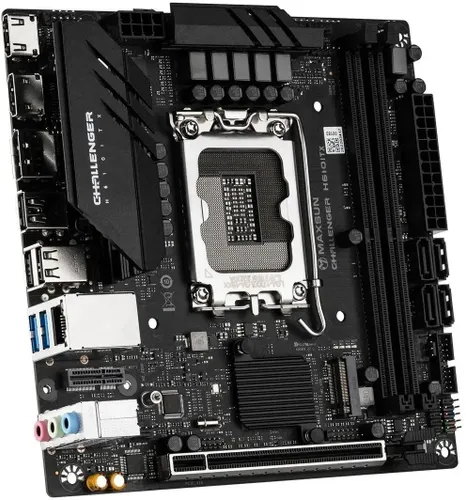Материнская плата сокет LGA1700, DDR4, mini-ITX, Intel H610, MAXSUN MS-Challenger H610ITX 2Lan V3