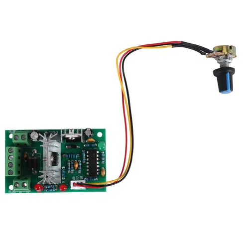 Регулятор скорости двигателя постоянного тока ШИМ 20А, регулятор тока 10-60В 150Вт 12В 24В 36В 48В