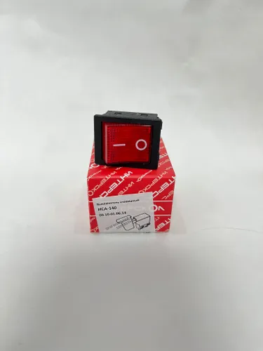 Выключатель (кнопка) 30А 250VAC с подсветкой для стабилизаторов, сварочных аппаратов и бытовых прибо