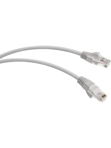 WRline WR-PC-RJ45-UTP-5E-1-GY Патч-корд UTP RJ-45 вил.-вилка RJ-45 кат.5E 1м серый LSZH