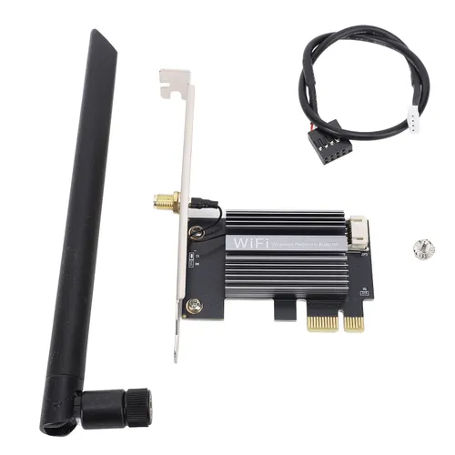 Wi-Fi 6E PCIe адаптер, 4174 Мбит/с, Bluetooth 5.2, трёхдиапазонный, для ПК, Windows 10/11, Linux, 8D