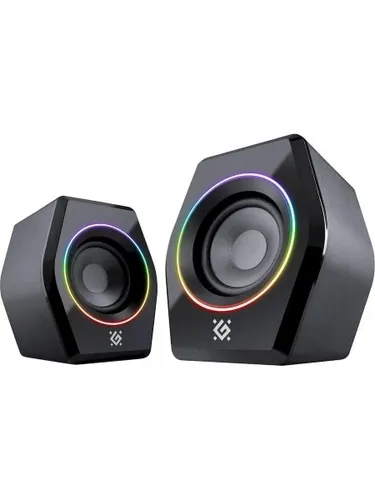 Акустическая 2.0 система DEFENDER Solar 9 (10Вт, Bluetooth/Light/USB) (65939)