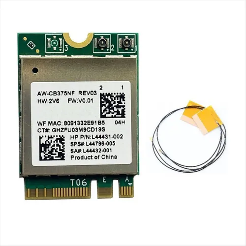 RTL8822CE WiFi Card 2.4G/5G Двухдиапазонная Гигабитная Б