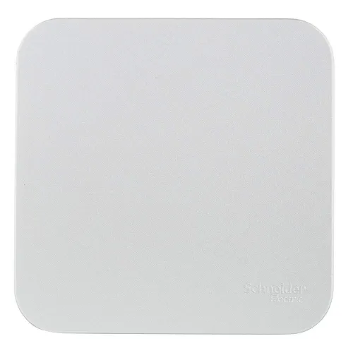 Переключатель Systeme Electric Blanca проходной одноклавишный накладной алюминий серый подсветка зел