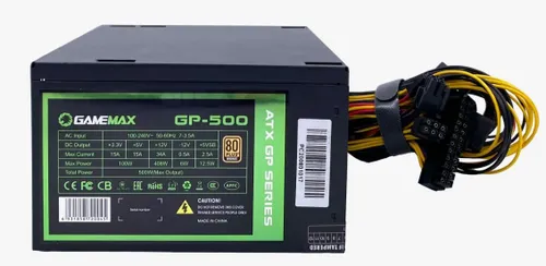 GAMEMAX Блок питания компьютера VP-500, 500 Вт