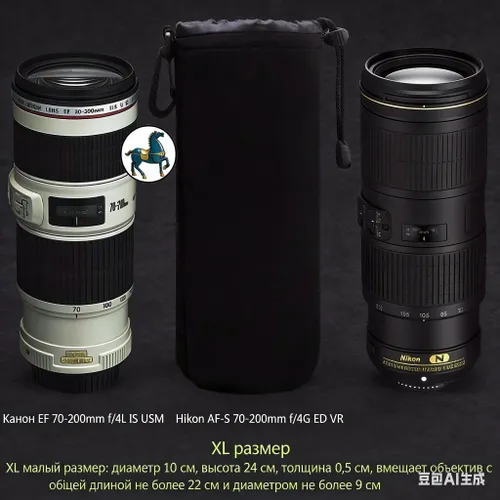 Сумка для объектива камеры 10/24cm