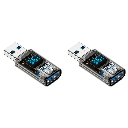 1 шт. Цифровой светодиодный дисплей, USB 3.2 адаптер 36-60 Вт 10 Гбит/с AM-AF