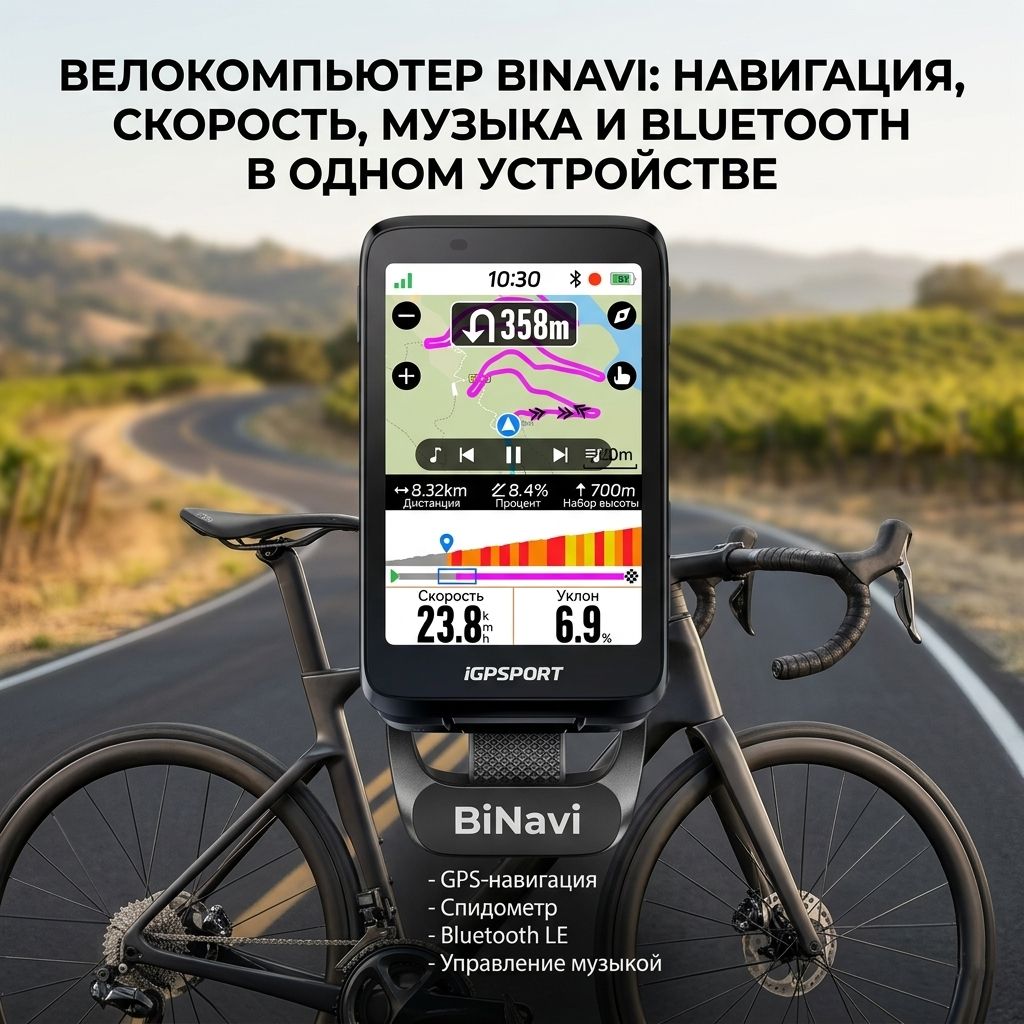 iGPSPORTBiNaviGPSвелокомпьютер