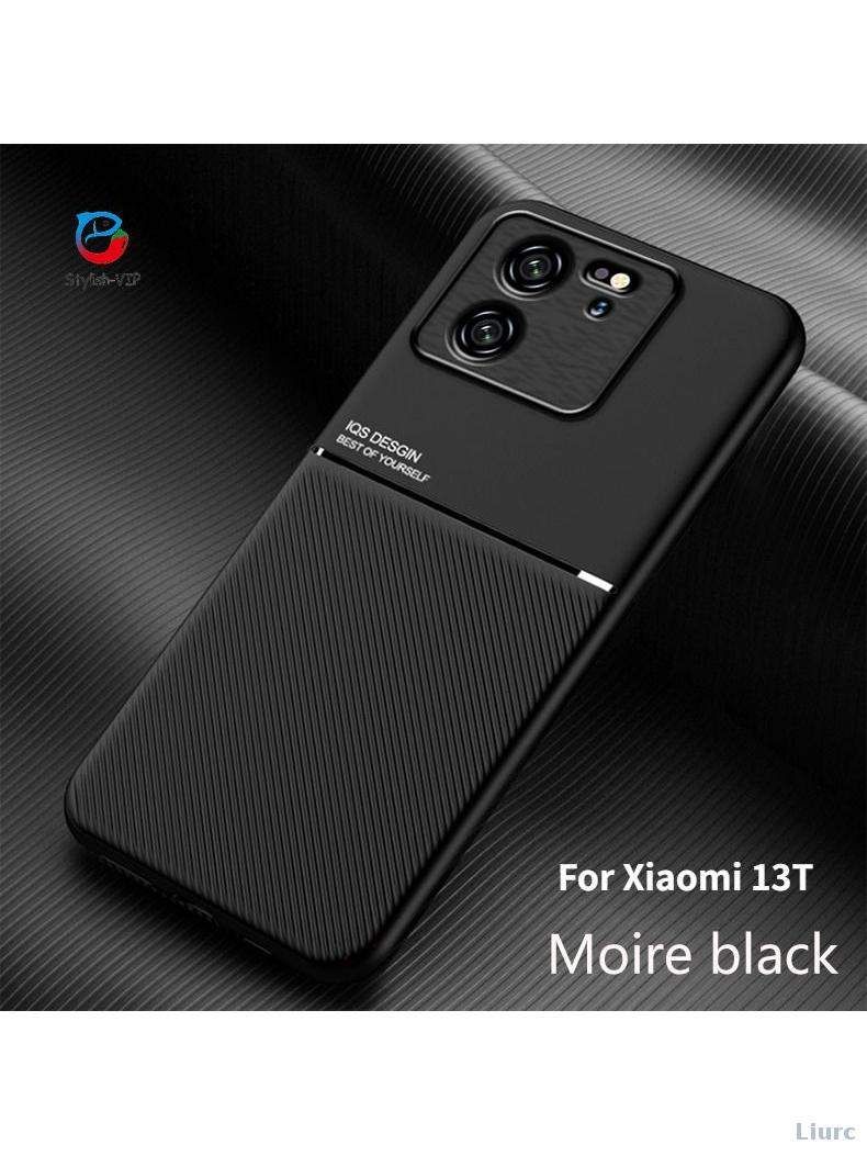 智能手机壳 用于 Xiaomi 13T, 硅胶, 黑色