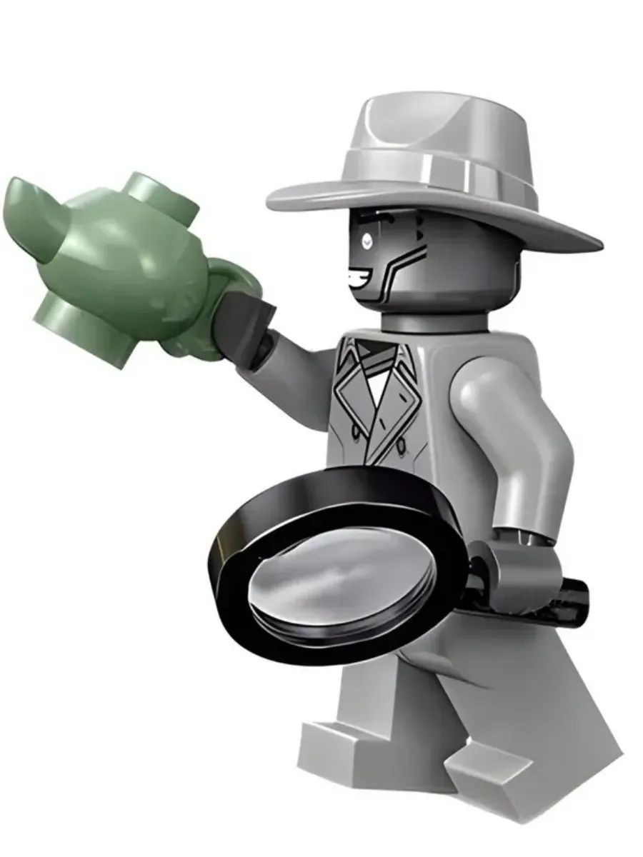 Фигурка Детектив Зейн с лупой / Ниндзяго / Минифигурка Ninjago