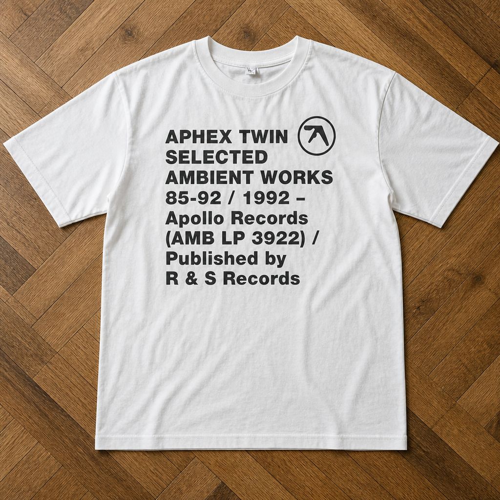 Футболка aphex twin y2k archive flat_lay
