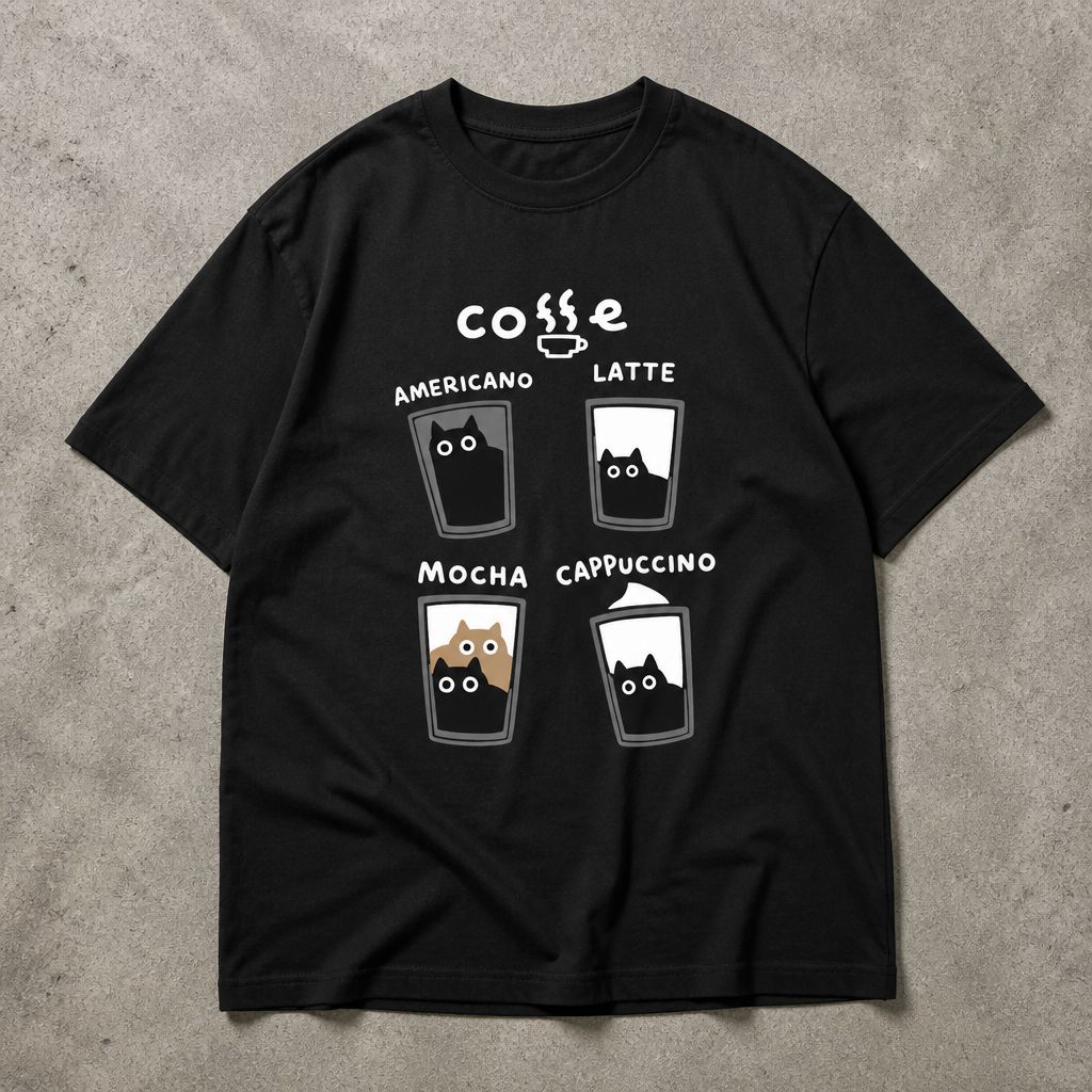 Футболка с котом y2k 1 шт flat_lay