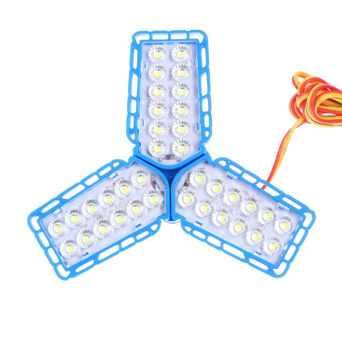 Фонарь кемпинговый, 6 Вт, SMD 2835, кабель l-1.5 м, с зажимом от 12 В, 12х5 см